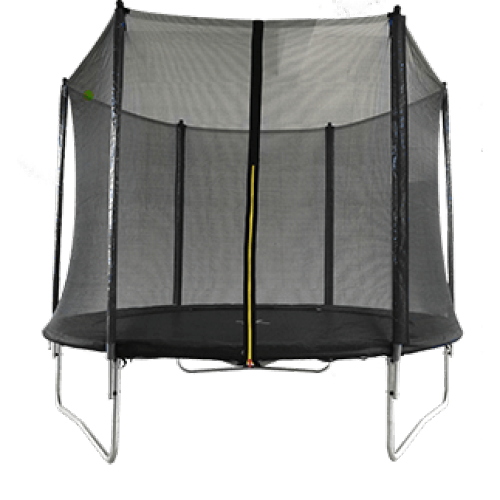 Trampolines Deluxe Round Sports Trampoline with Enclosure